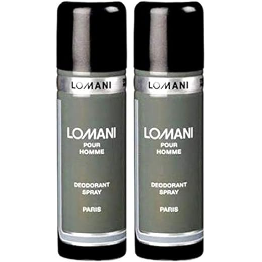 Lomani Paris Fresh Deodorant Spray 200ml - Combo 2