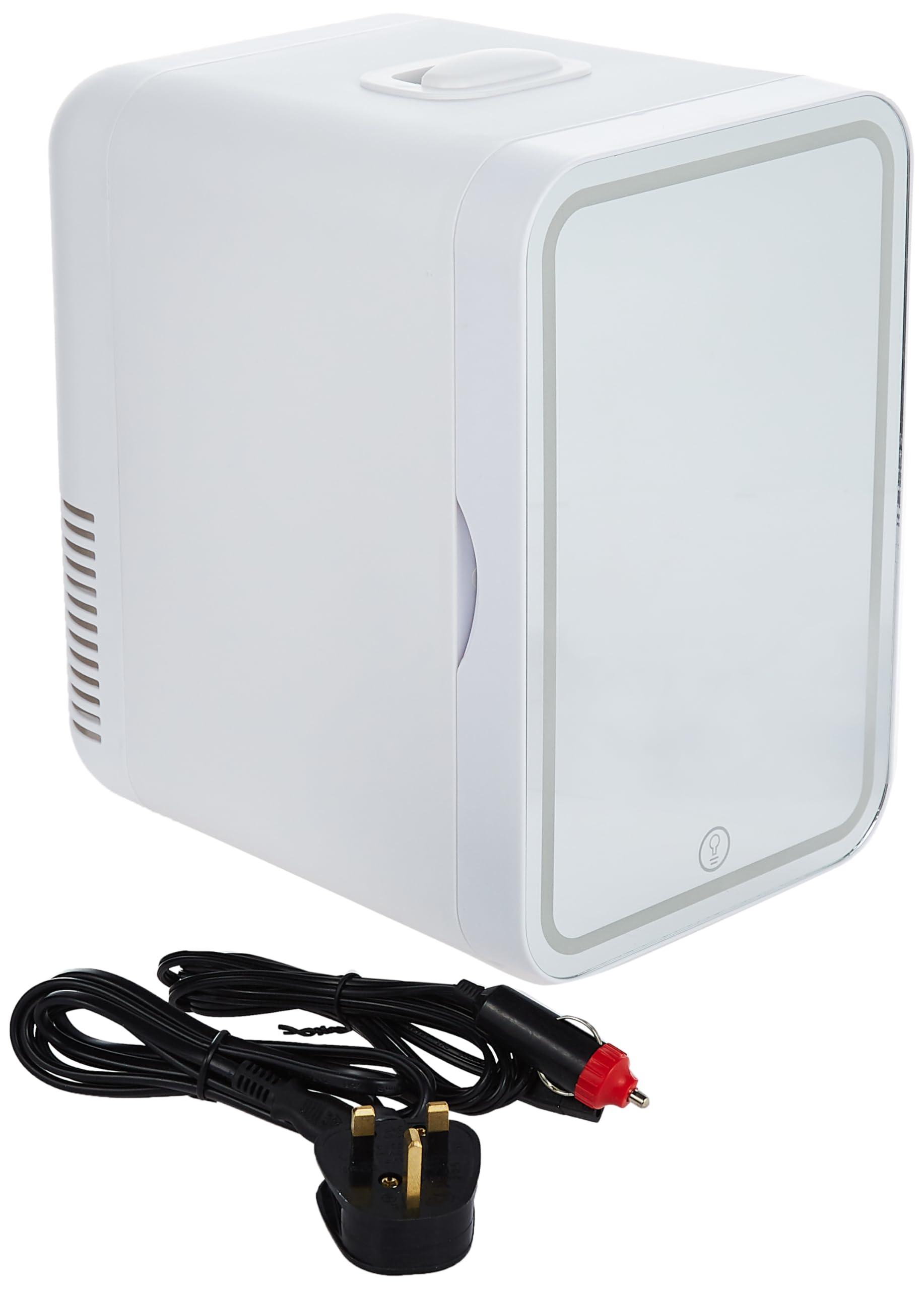 8 Liter Makeup Mirror Fridge with LED Lights Beauty Portable Personal Mini Fridge - Skincare Fridge,Beverage Refrigerators,for Bedroom/Office/Car/Home/Wine,Great Choice for Skin Care and Cosmetics.