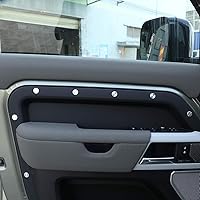 Vista 5 de Para Land Rover Defender 2020 2021 aleación de aluminio protección de tornillo de puerta, cubierta decorativa, accesorios de automóvil