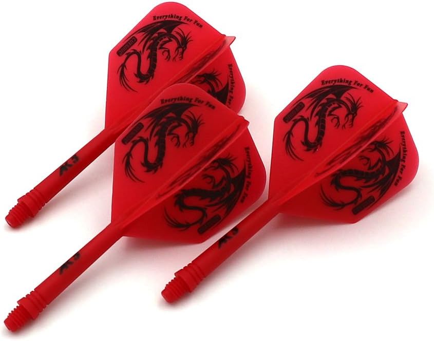 CUESOUL Dart Flights Red with Pattern Design : Sports & Outdoors