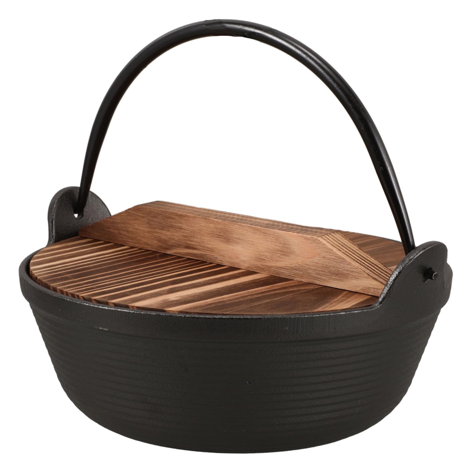 KOMBIUDA Thick Iron Construction Cast Iron Saucepan Japanese Pot Camping Cooking Gear