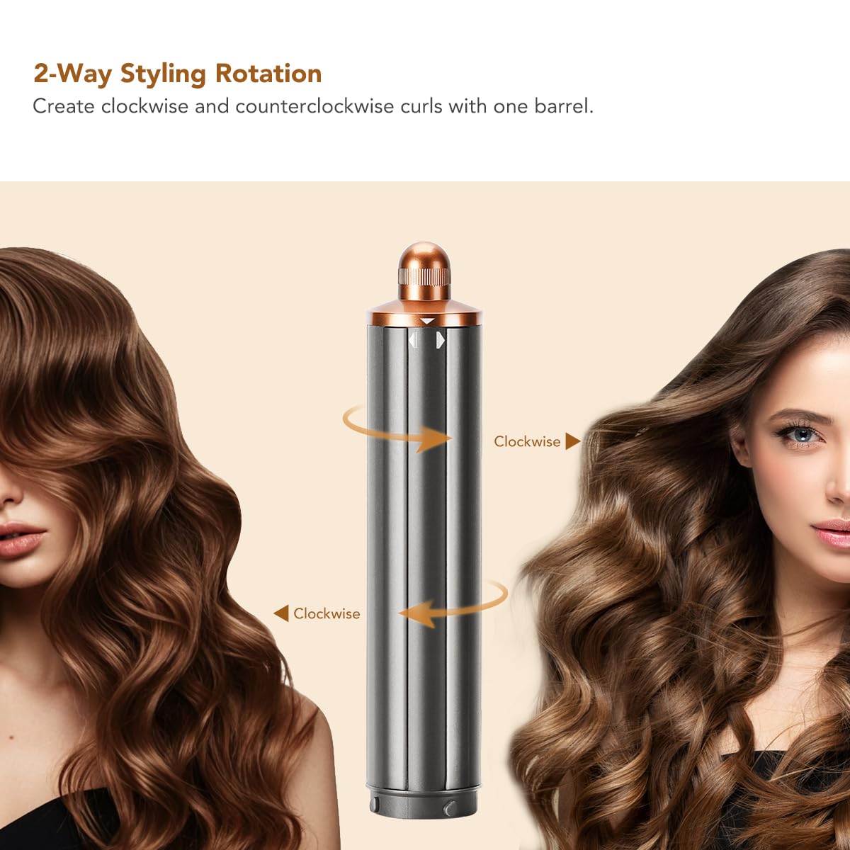 1.6 Inch Long Barrel & Pre-Styling Dryer Nozzle for Dyson Airwrap HS01 HS05 HS08