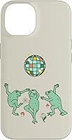 Vista 4 de Funny Frog Disco Dance 70s 80s Groovy Hippie Funky Party Case para iPhone 16