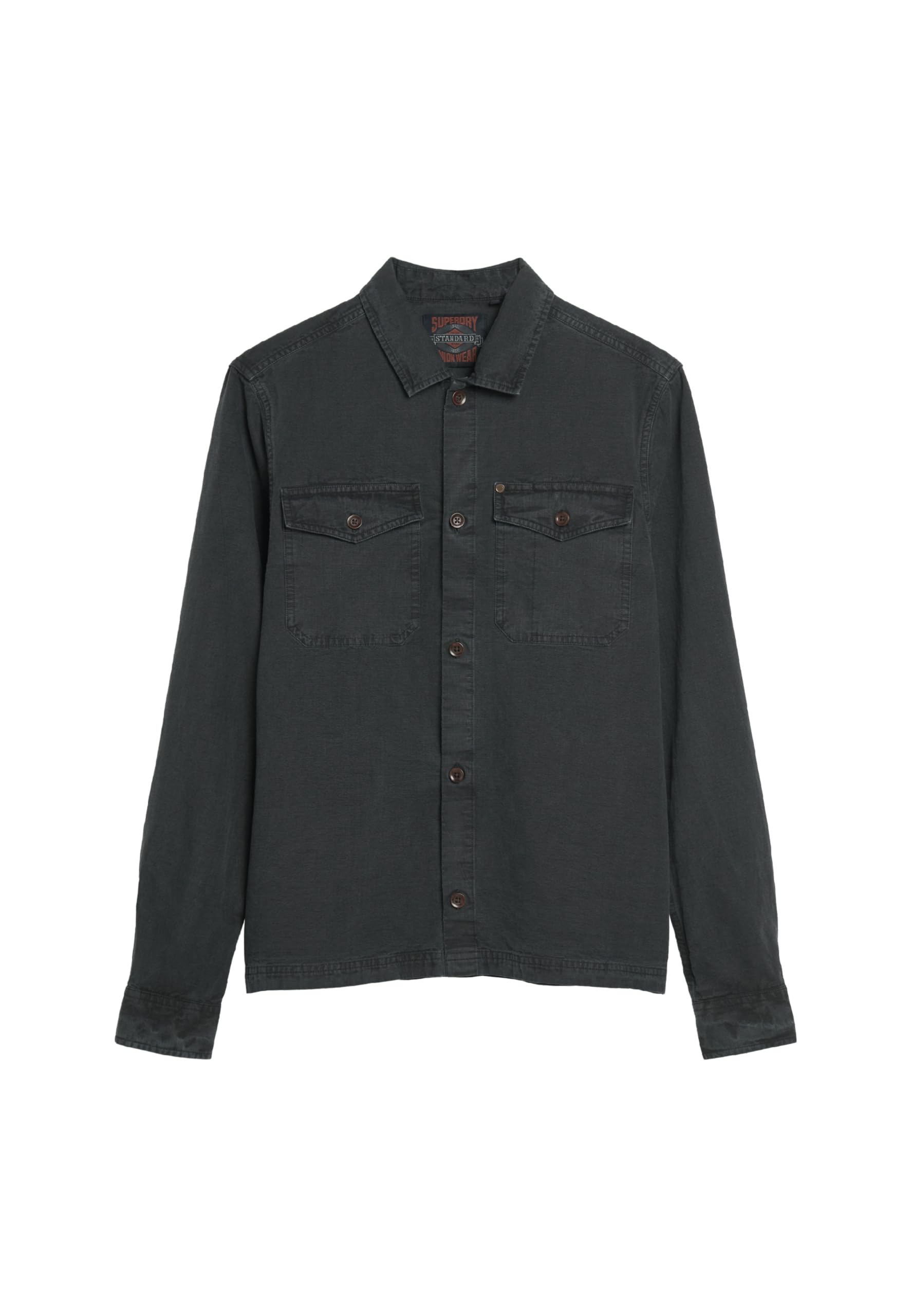 Superdry Men's Merchant Store Ripstop Shirt Jacket, French Navy, XXL