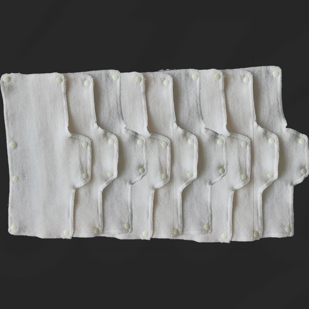 Banda para el sudor blanca para casco duro, lavable, terciopelo, rizo, algodón, almohadilla para sombrero duro, banda para la cabeza, forro NAEE a presión (9 piezas)