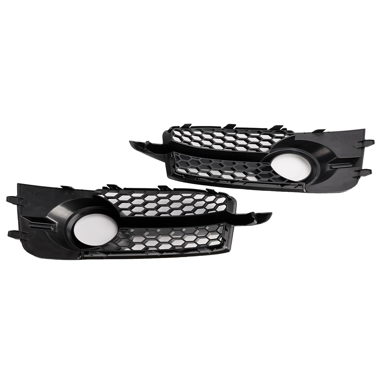 Griglia paraurti Anteriore 2PCS Front Bumper Fog Light Cover Grille Fit for Audi A1 S-Line 2011-2014 (No Logo)