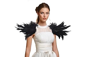 Feather Shoulder Wings Pastel Delight