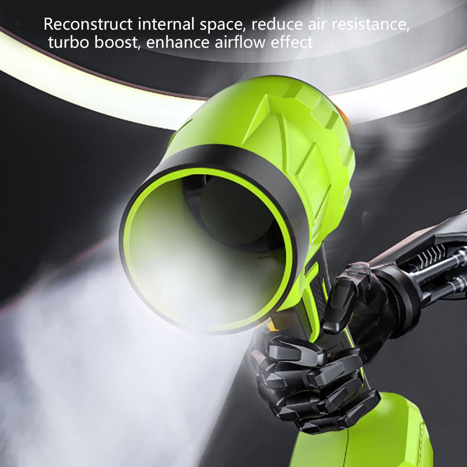 Potente soplador inalámbrico de 1050 W con fuerza de 700 g para una eliminación eficiente de nieve y exteriores