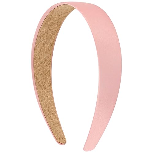 VELSCRUN Diademas para mujeres y niñas, diadema rosa satinada de 1.3 pulgadas, bandas anchas para el cabello de mujer, bandas de pelo de moda, disponible en Yaxa El Salvador