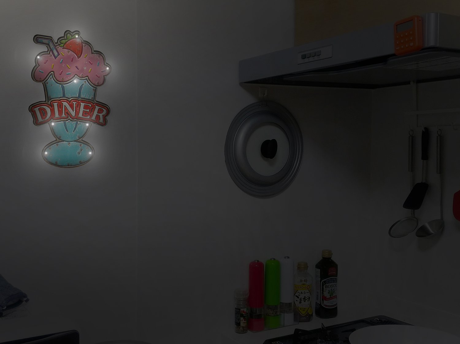 Amazon.co.jp: 東洋ケース ステッカー LEDライト アメリカンサイン LED