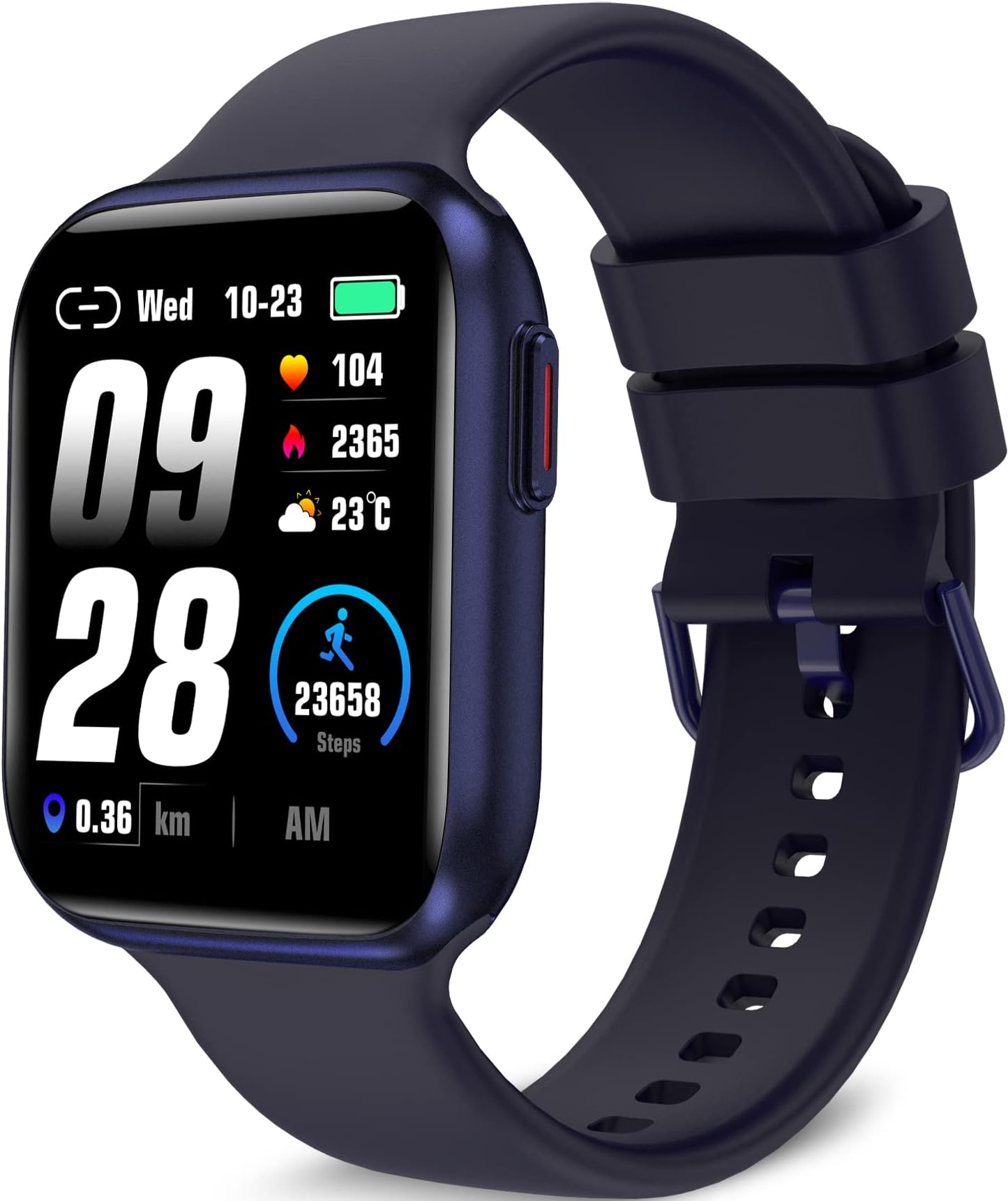 Jugeman Smartwatch Damen, Fitnessuhr Damen mit 1,69" HD Farbdisplay, 25