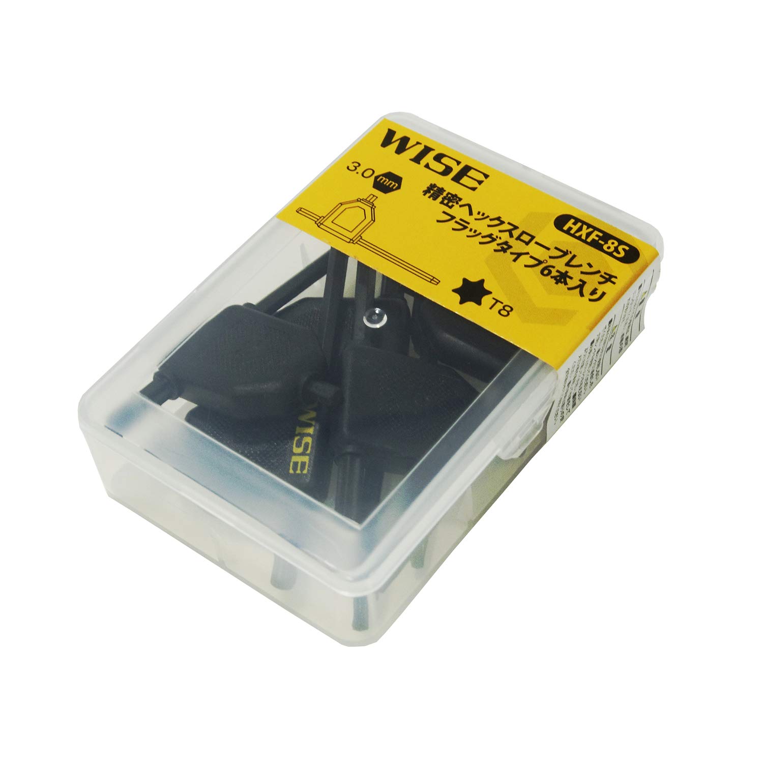 Amazon | ワイズ(WISE) 精密ヘックスローブレンチ T8 フラッグタイプ
