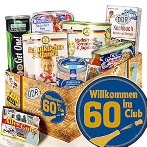 Wilkommen im Club 60 + 60 Geburtstag Mama + DDR Geschenkset