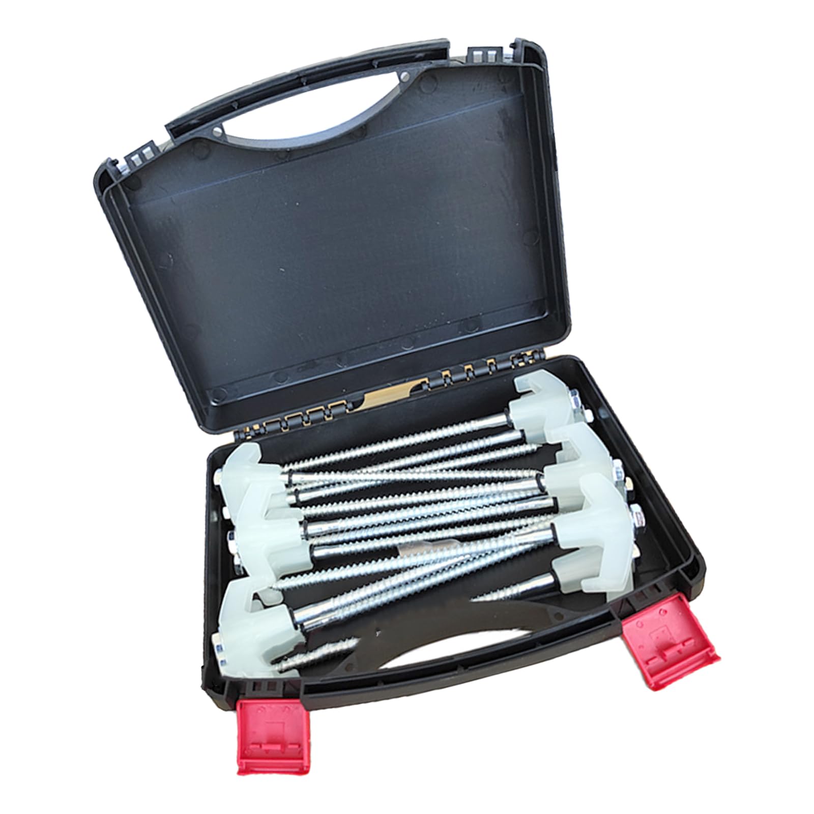 Piquet de tente de camping en acier au carbone - Clous moulus - Pics fixes pour soutenir la tente de camping