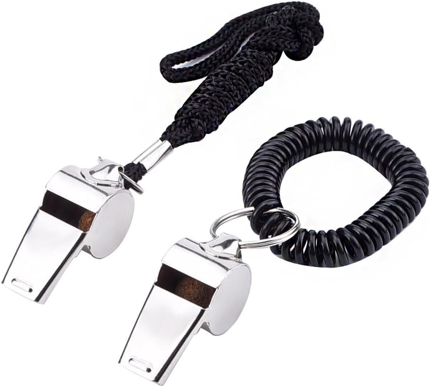 Buy EBOOT Sports Coach Whistle with Lanyard and Stainless Steel Coach
