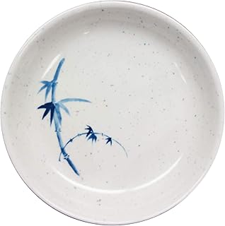 Blue bamboo melamine dinnerware collection 2 oz, 3 1/2" sauce dish, comes in dozen