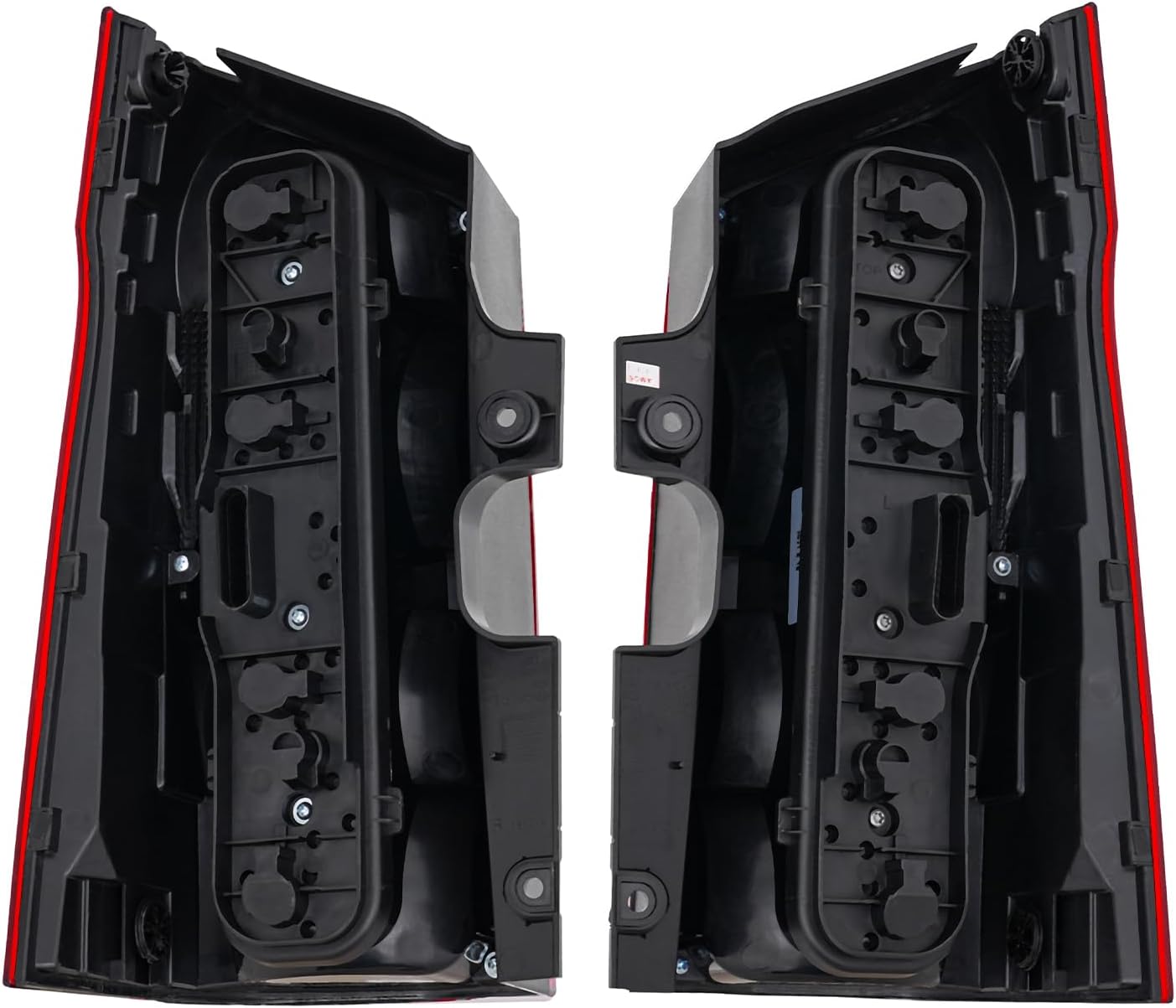 1 Pair Halogen Tail Light Assembly for Mercedes Benz Metris 2016 2017 2018 2019 Tail Lamp Brake Lamps Driver&Passenger Side Black Housing Red Lens Rear Tail Light 4478200064 4478200164 (Left+Right)