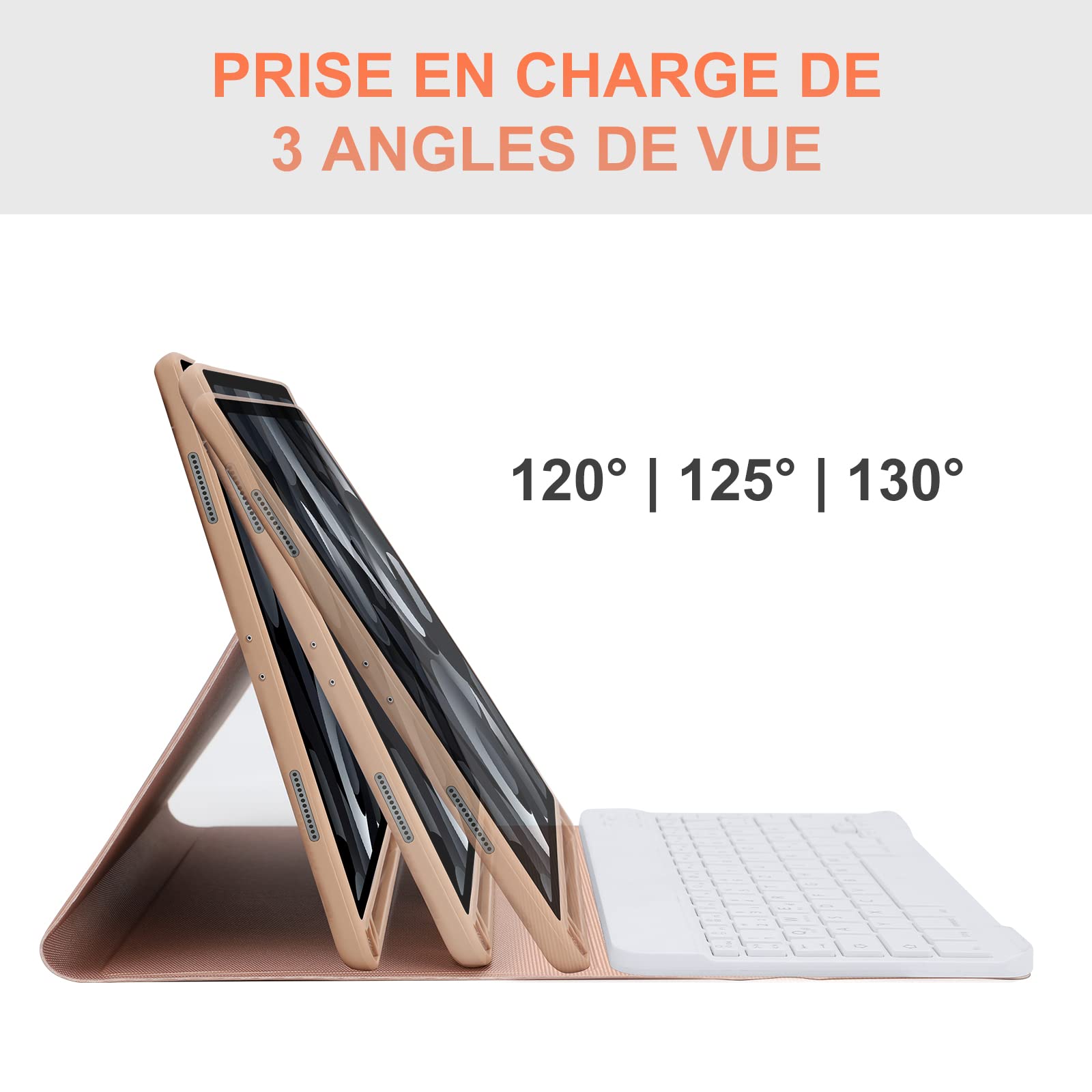 Etui Clavier Pour IPad Pro 12.9" 2022-2018 6eme/5eme/4eme/3eme