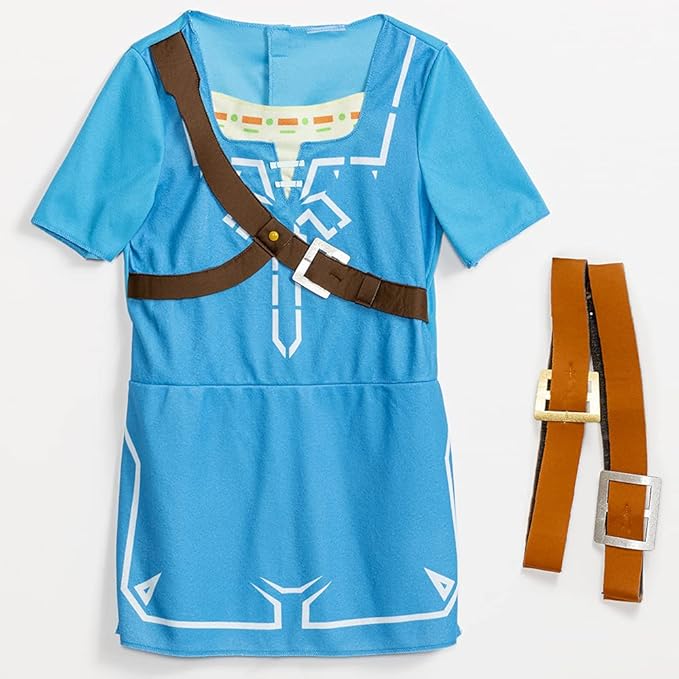 Disfraz de Link para Niños, Zelda Breath of the Wild, Talla Large (10-12) miniatura 6
