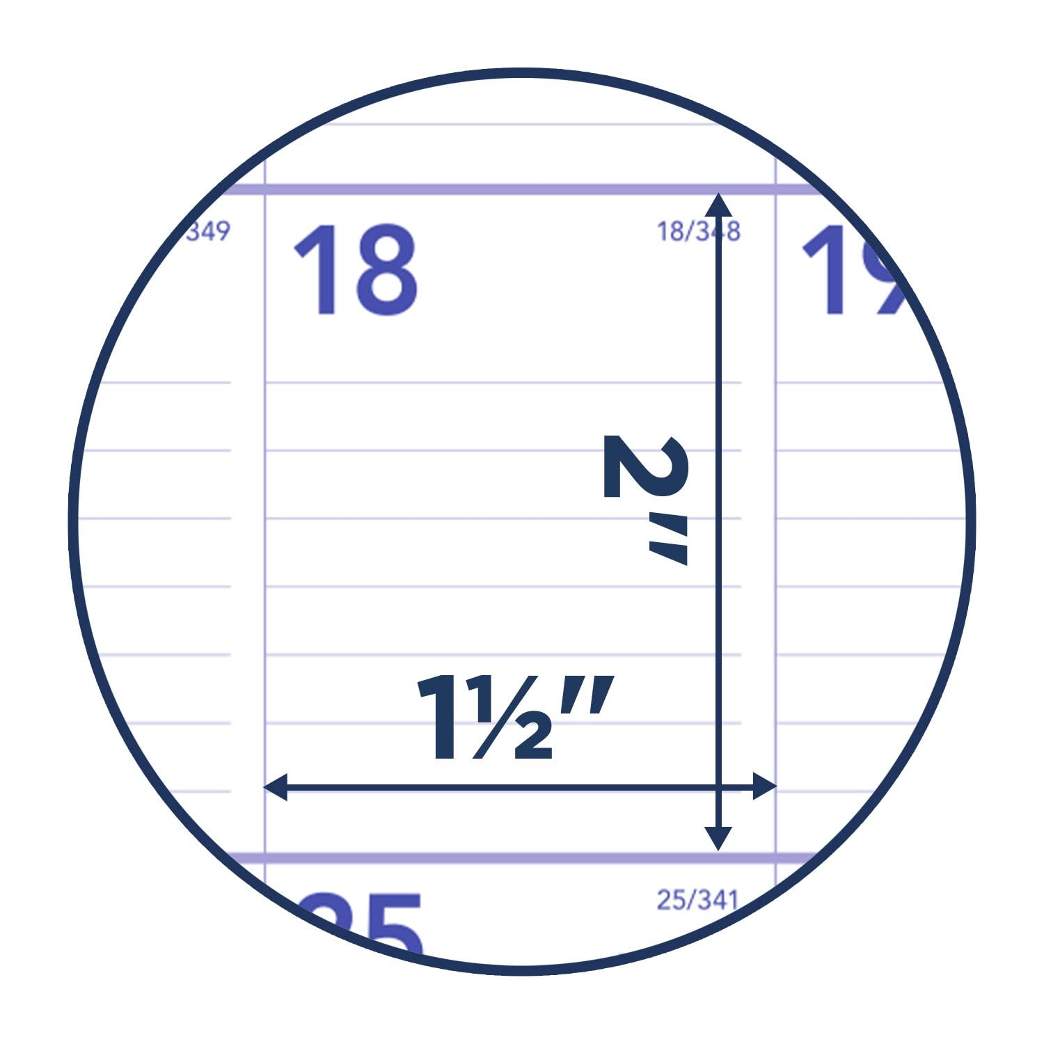 AT-A-GLANCE Calendario da parete 2024, 39 x 56 cm, grande, 3 mesi, rilegatura a spirale (PM62824)