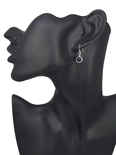 Miniatura 50 de Sterling Silver Tiger Eye Drop Earrings, Handmade Natural Gemstone Dangle Jewelry