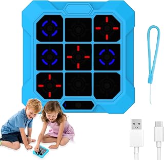 COUOMOXA for tic tac Toe Game: Upgraded 6-in-1 Sensory Toy with Mute - Electronic Portable Console Game Kids and Adults Age 6-12 Years Old Travel - Birthday Gift for Boys Girls