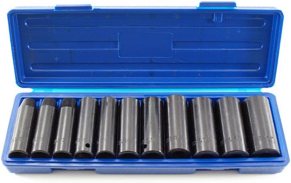 Cal Hawk Tools AISDCVB12S 1/2 Drive Deep Impact SAE Socket Set (12 Piece)