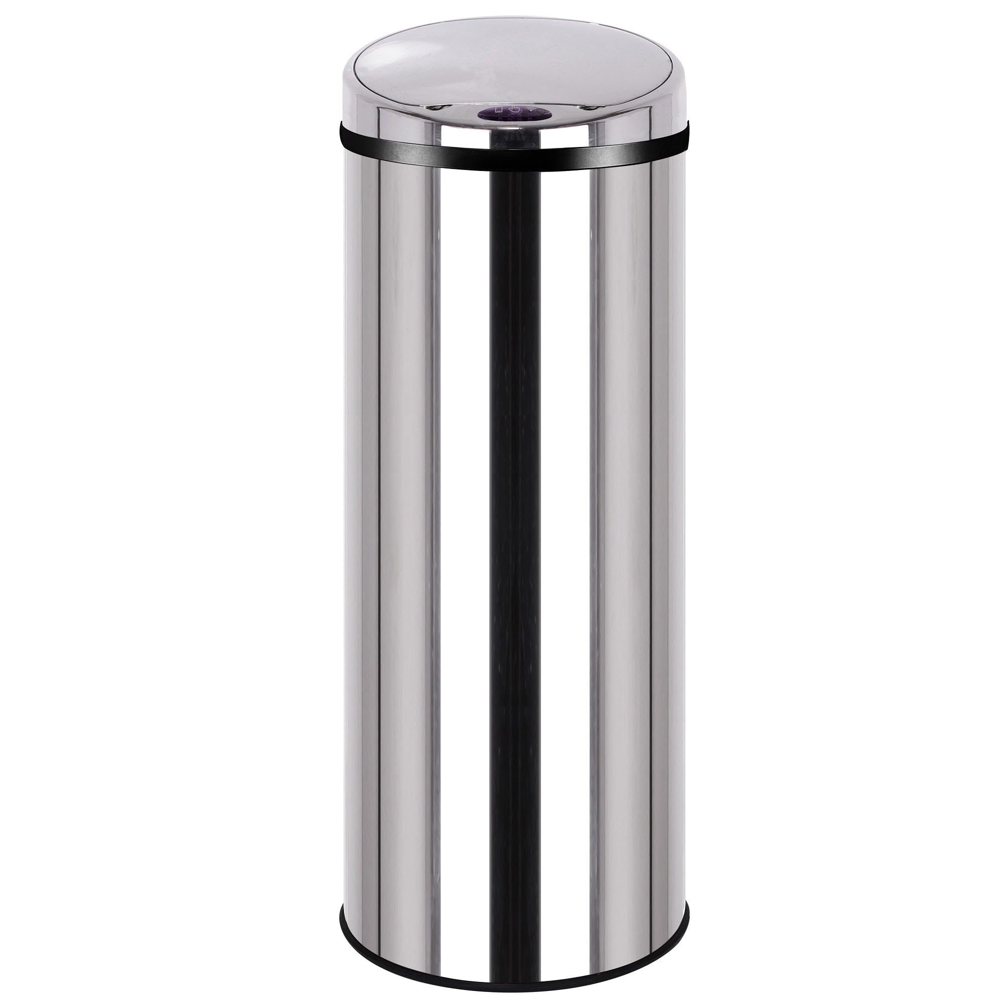 Kitchen Move Artic BAT-50LB AS - Cubo de basura con sensor de apertura automático de acero inoxidable, 50 Litros
