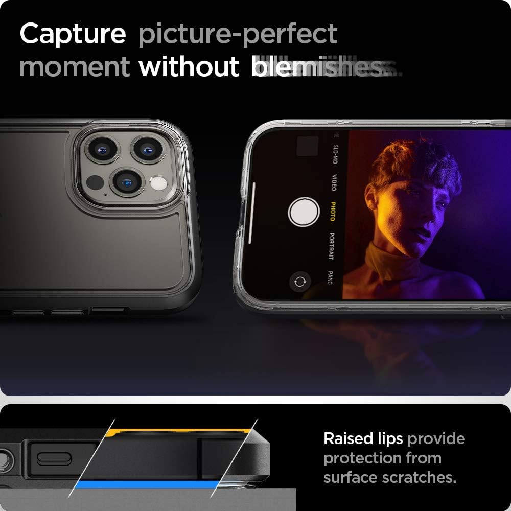 Spigen Neo Hybrid Crystal Designed for iPhone 12 Pro Max Case (2020) - Black
