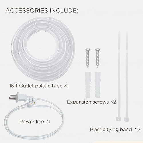 Miniatura 2 de FUJIWARA Mini bomba de condensado exquisita bomba automática de eliminación de drenaje de condensación montada en la pared silenciosa para HVAC