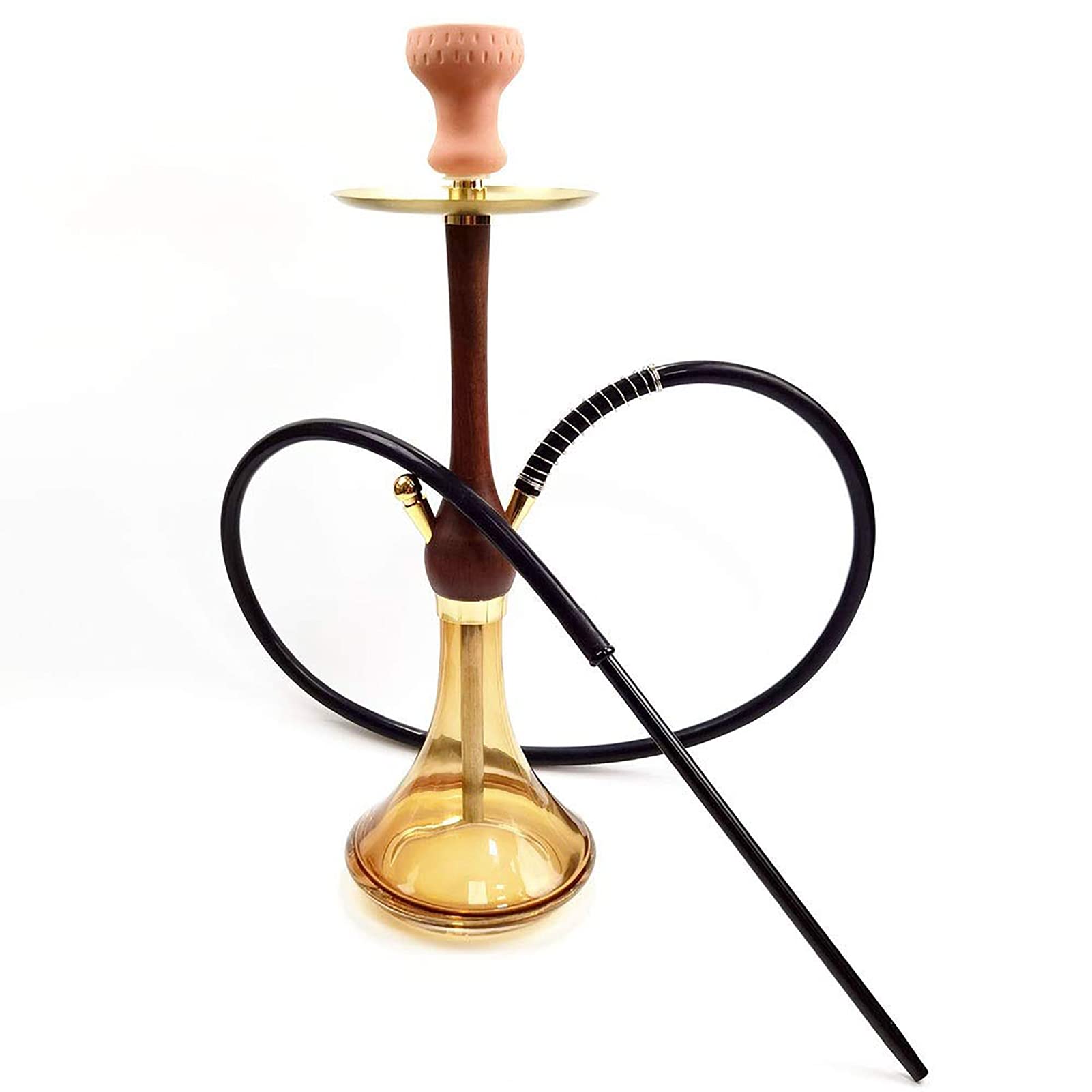 Juego Completo De Cachimba De Madera Juego De Vasos De Vidrio Para Cachimba Con Súper Durabilidad Juego De Fumar Para Fiestas Para El Hogar, Autos Y Fiestas