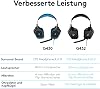 logitech g432 wired gaming headset 7.1 surround sound dts headphone: x 2.0 boom microphone with flip mute ear pads with artificial leather pc / mac / xbox one / ps4 / nintendo switch black