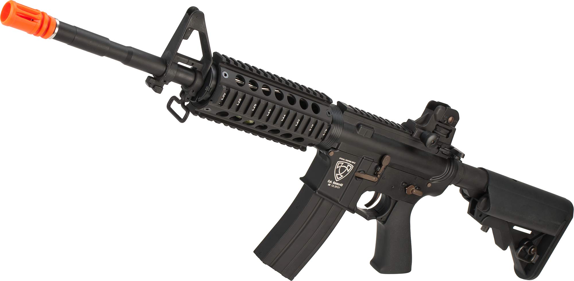 Buy Evike APS Full Metal M4 CQB Electric Blowback Airsoft AEG w/Crane