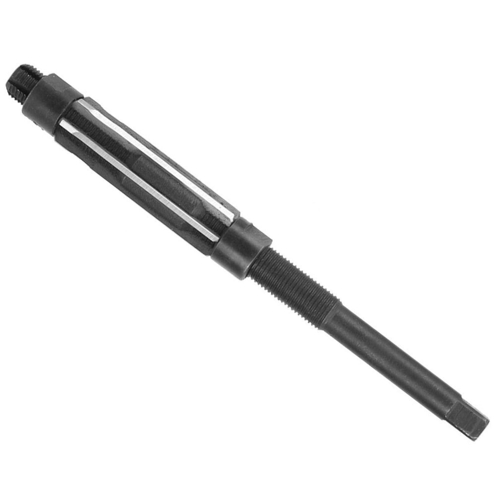 Outil d'alésage, alésoir cylindrique, alésoir réglable 9CRSI H8 alésoir à main outil de coupe de trou en métal avec 4 cannelures pour perceuse(15,25-17)