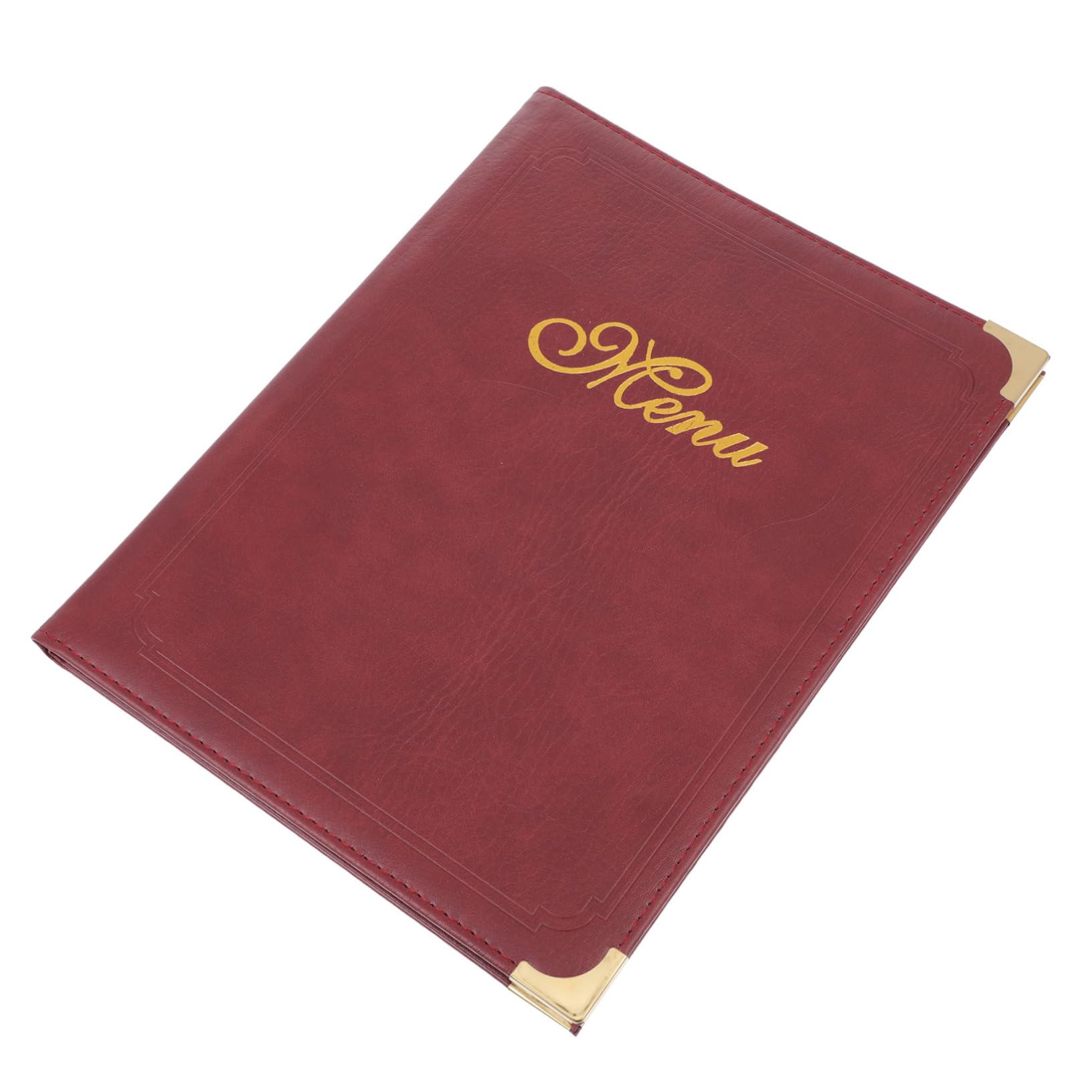 Iplusmile Lot De 6 Dossiers Menu Restaurant A4 En Similicuir - Porte-Menu Élégant Pour Bar Et Café