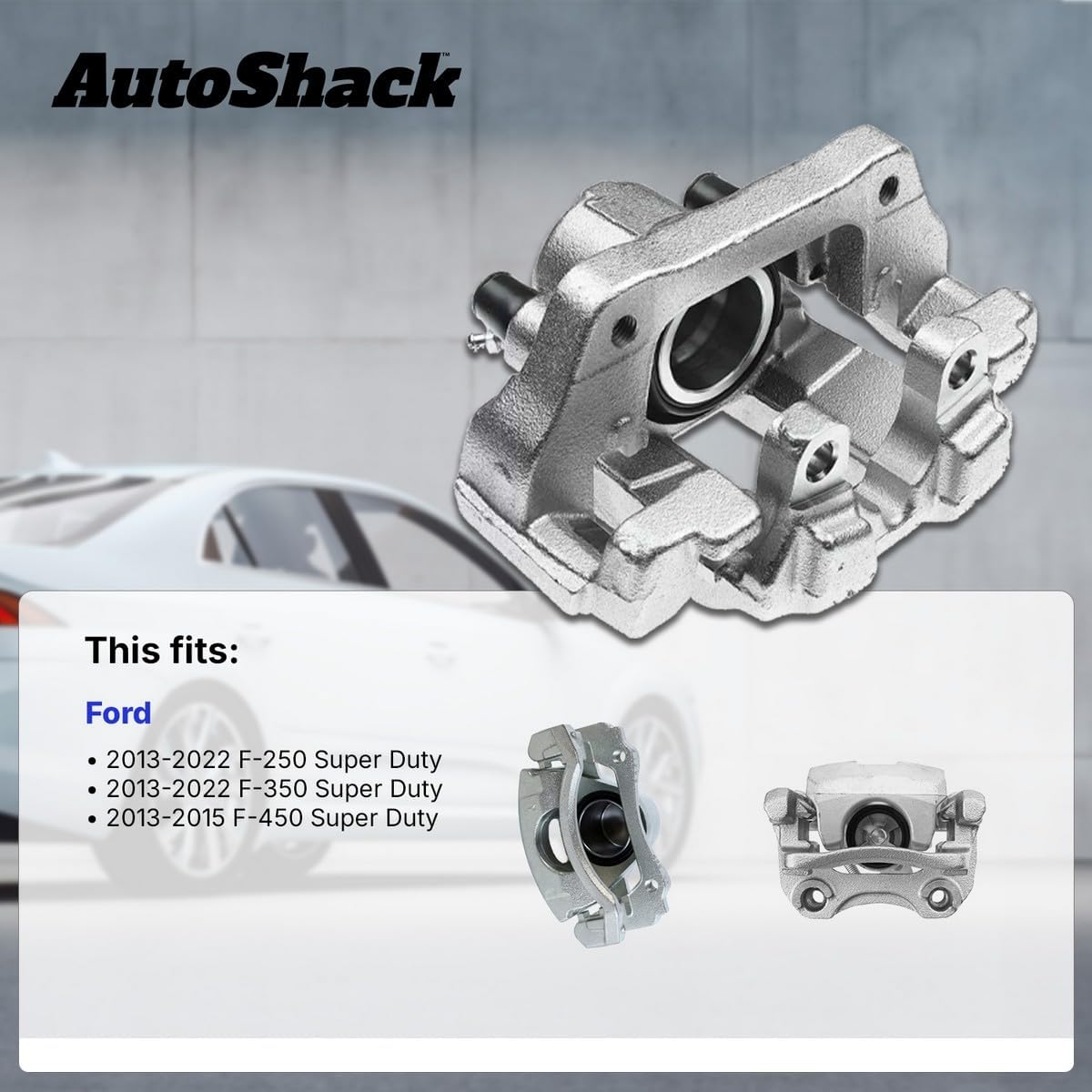 AutoShack Front Brake Caliper Right Replacement for 2013-2022 Ford F-250 Super Duty 2013-2022 Ford F-350 Super Duty 1-PC