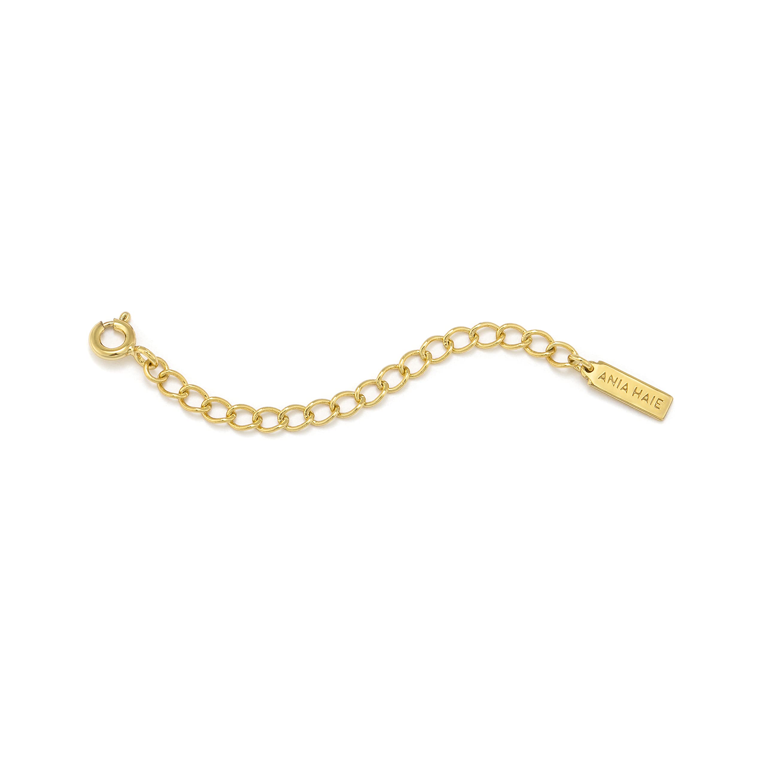 ANIA HAIE Damen Armband PEARL OF WISDOM aus 925 Sterling Silber 14k vergoldet, besetzt mit einem Zirkonia Stein und einer Süßwasserperle, Länge 16cm + 2cm Verlängerung, inkl. Geschenkverpackung