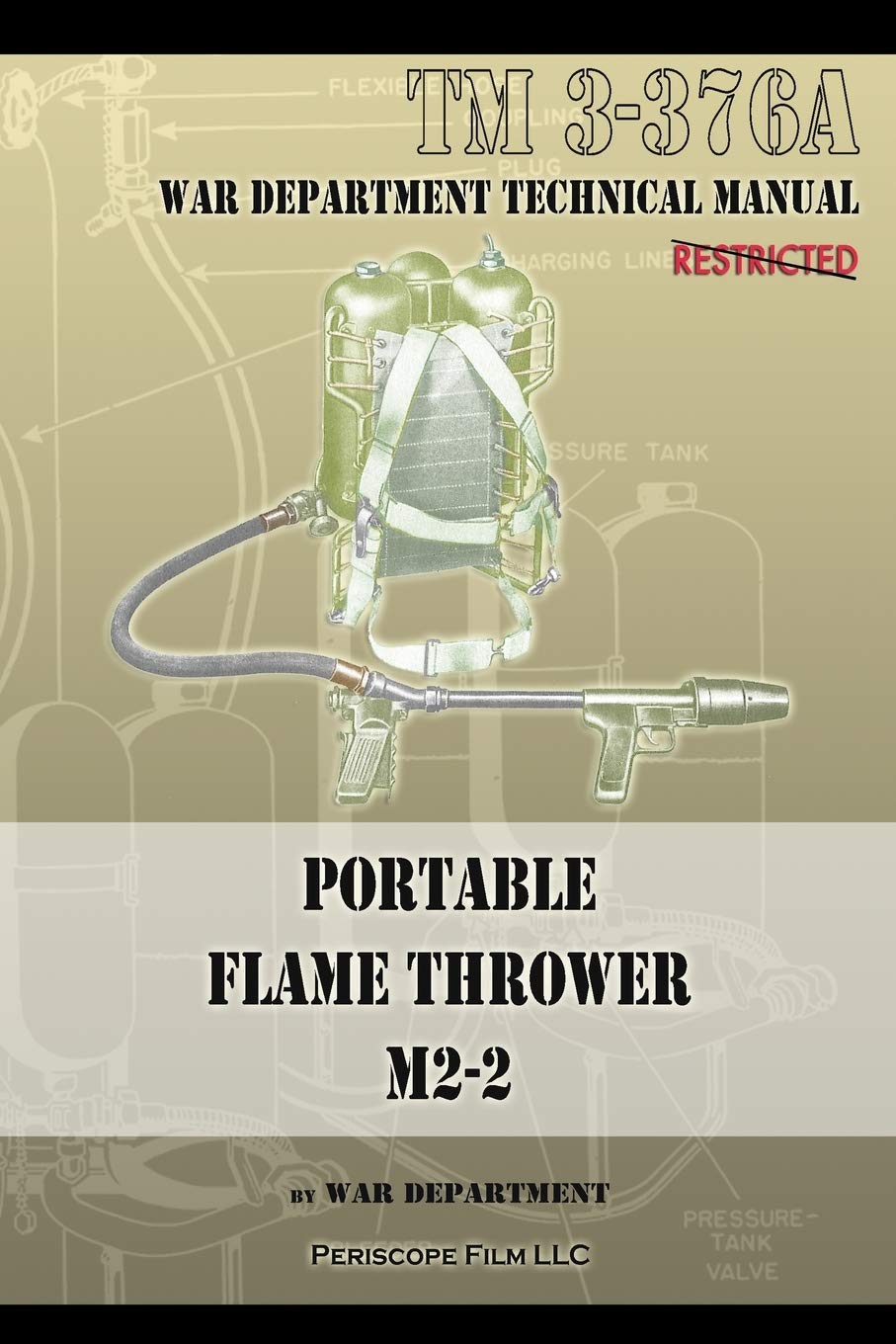 Portable Flame Thrower M2-2: TM 3-376A Paperback – 1 Oct. 2013