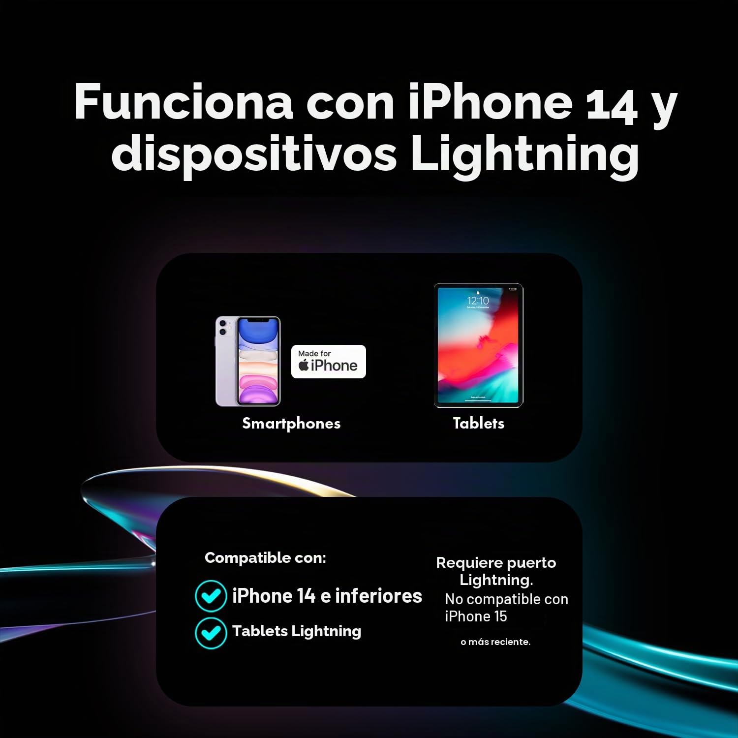 Movo NanoMic - Micrófono inalámbrico dual Lightning para iPhone 14 y inferior, micrófono Lavalier para iPhone, ideal para vlogging, TikTok, creación de contenido