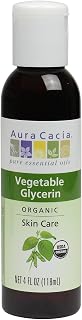 Aura Cacia Organic Skin Care Oil, Vegetable Glycerin, 4 Fluid Ounce