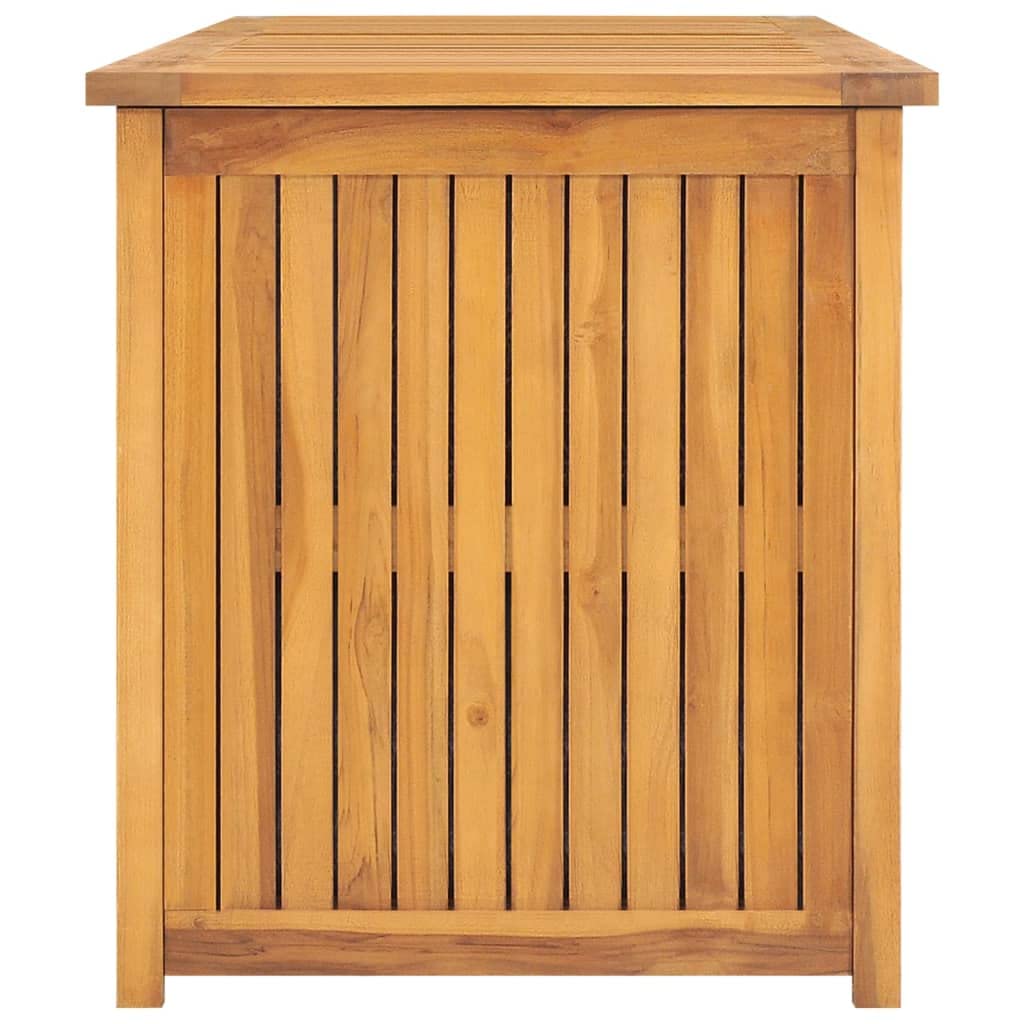 vidaXL Baúl de jardín madera maciza de teca 175x50x55 cm