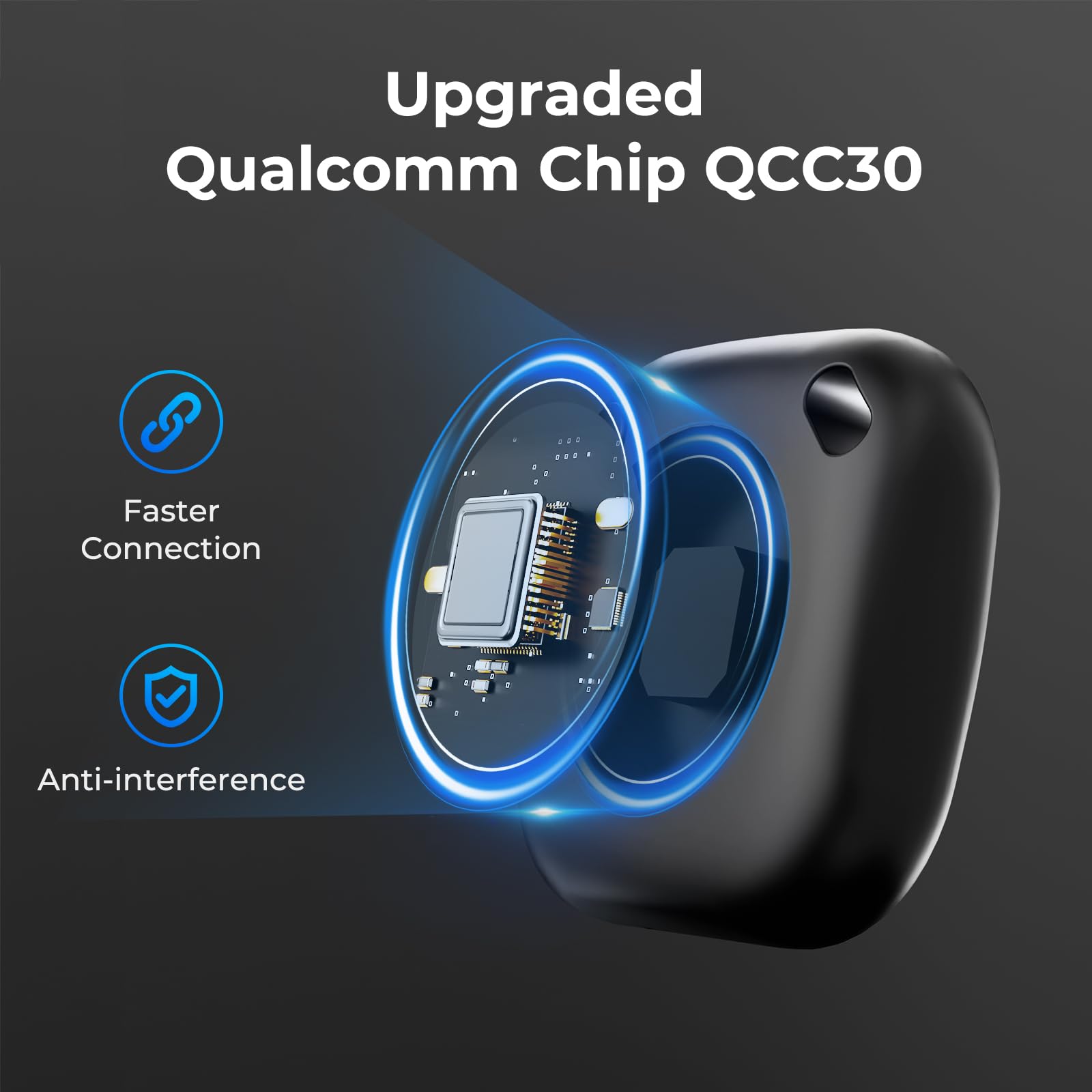 WarmSea air Tags 4 Pack Bluetooth Tracker for iOS Only – Compatible with Apple Find My App, Waterproof GPS Tracker and Key Finder with Sound and Long Battery Life for Wallet, Luggage, Keys