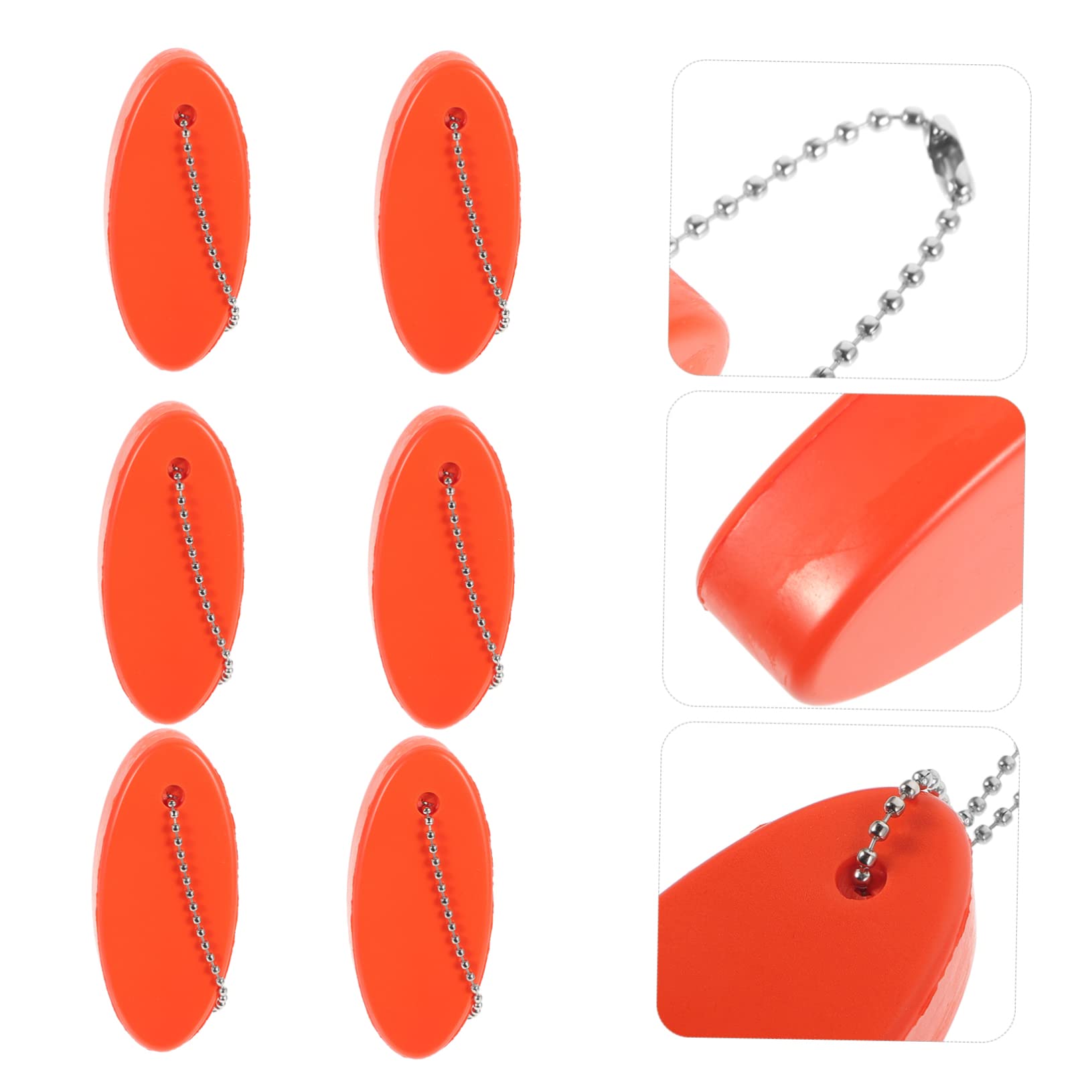 VALICLUD 3 Set Di Portachiavi Con Ciondolo Galleggiante Per Chiavi Portachiavi Da Tavola Da Surf Colori Vivaci E Sicuri Per La La Pesca 6 Pezzi * 3