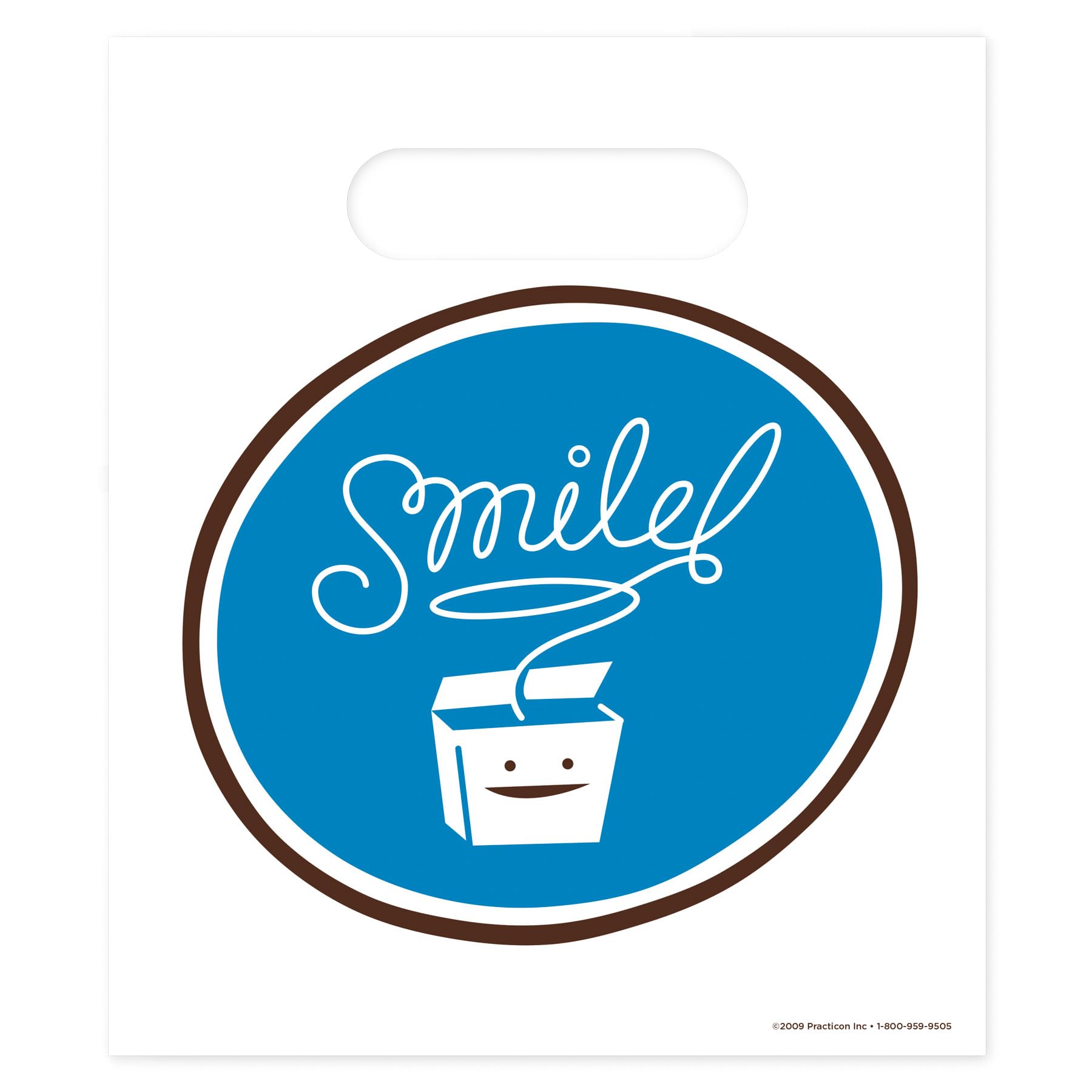 Practicon 1109620 Smile Floss atención al paciente bolsas, 7 – 3/4 "x 9" (Pack de 100)