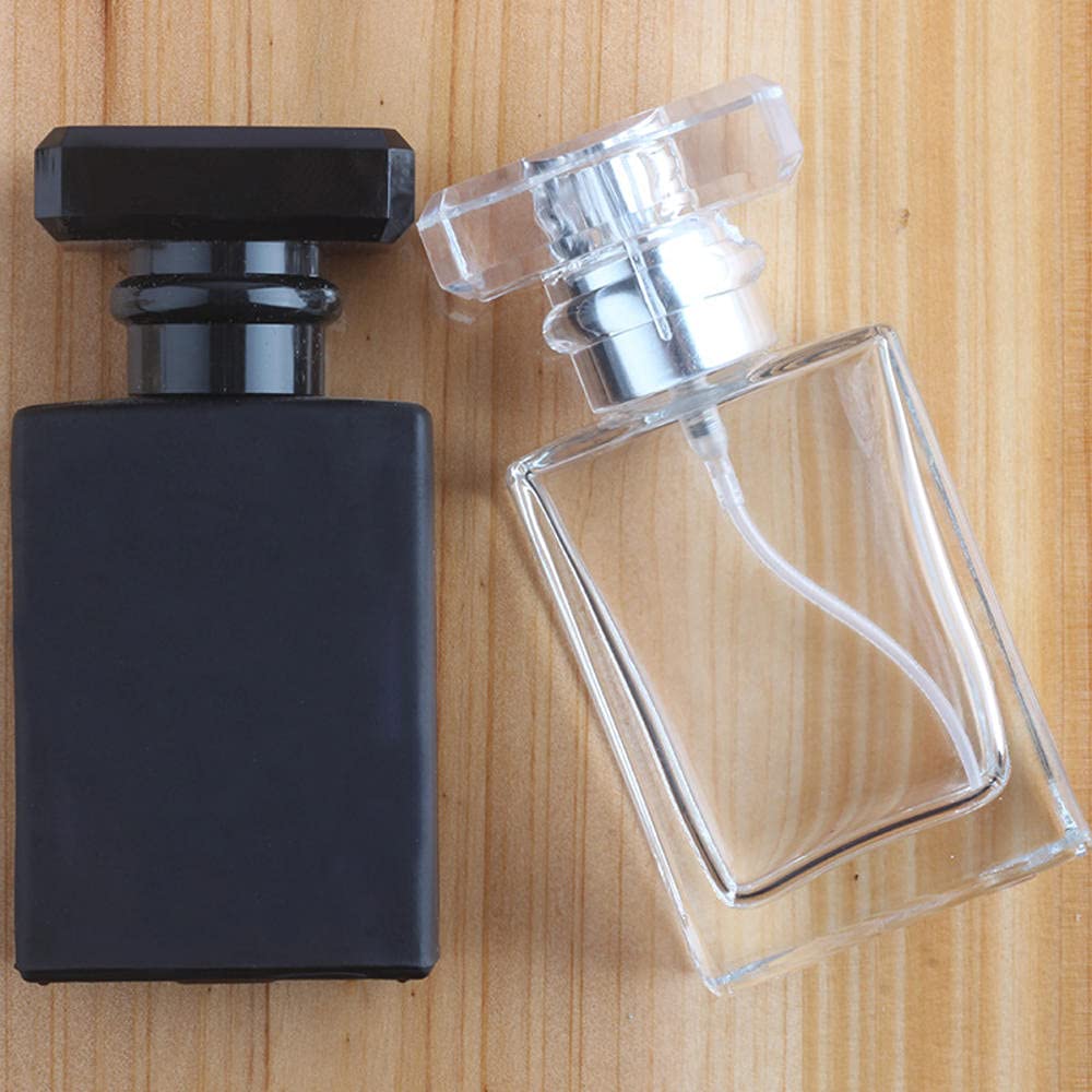 Wentoenapp 30 Ml Parfümflasche Leer – Nachfüllbare Glas-Sprühflasche Mit Blauer Kappe, Für Reisen
