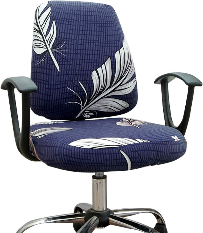 Amazon.com: Perktail Removable Office Chair Cover with Floral Pattern ...