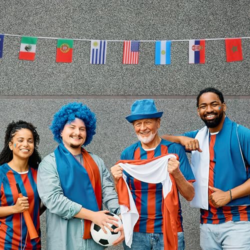 Ficelle de drapeau national mondial pour grand show - 8