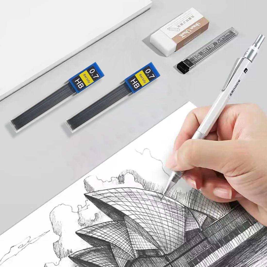 Rotring 1904507 Rotring Matita Meccanica Tikky 0,7 Mm - Foto 7