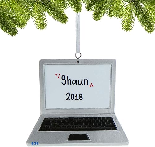 Miniatura 2 de Adorno de Navidad personalizado para laptop, adorno de computadora, adorno de jugador de computadora, adorno de ingeniero informático, regalos de