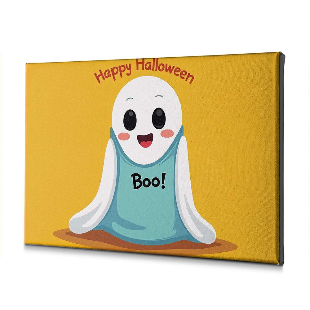 Tableau Happy Halloween Boo 40x60 cm pour décorer votre salon en automne